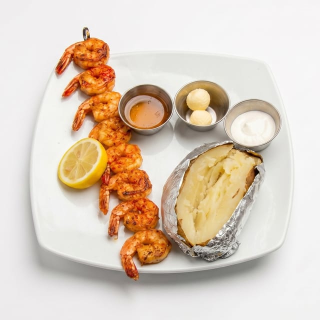 Grilled Shrimp Dinner.